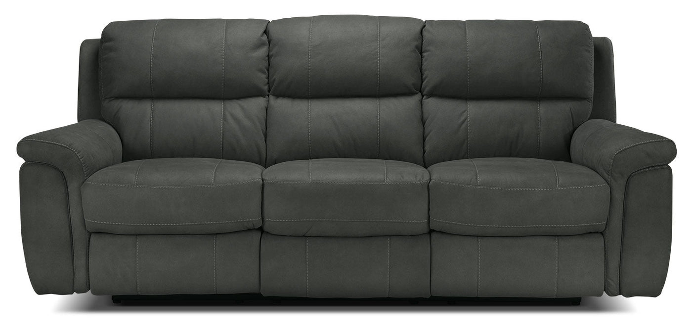 Roarke Reclining Sofa - Charcoal