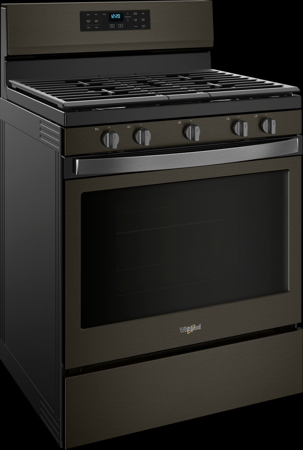 Whirlpool Black Stainless Steel Freestanding Gas Convection Range (5.0 Cu. Ft.) - WFG550S0HV