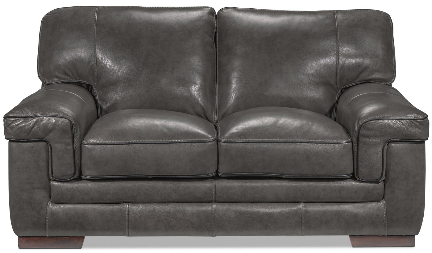 Stampede Loveseat - Charcoal