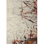 Splatter 5' x 8' Area Rug - Cream and Black