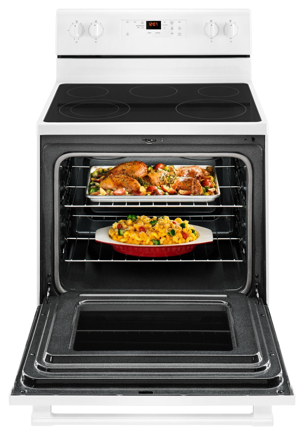 Maytag White Freestanding Electric Range (5.3 Cu. Ft.) - YMER6600FW