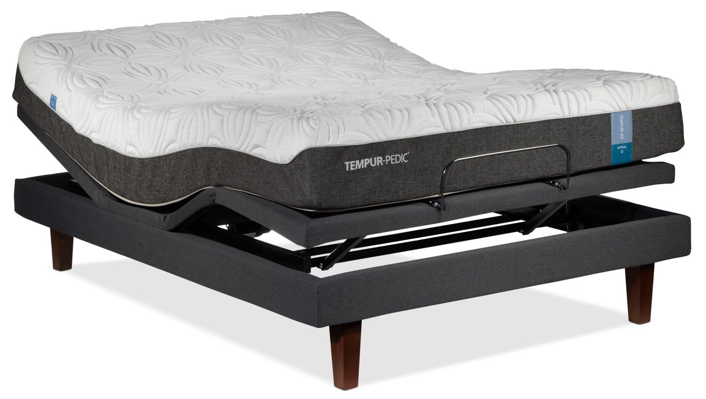 Tempur-Pedic Appeal 2.0 Cushion Firm Full Mattress and Complete Adjustable Base Set