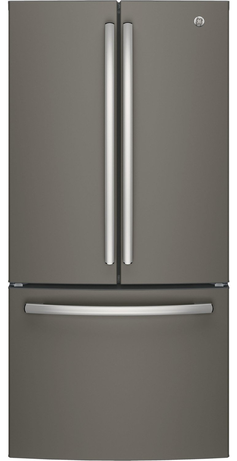 GE Slate Counter-Depth French Door Refrigerator (18.6 Cu. Ft.) - GWE19JMLES
