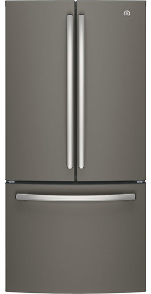 GE Slate Counter-Depth French Door Refrigerator (18.6 Cu. Ft.) - GWE19JMLES