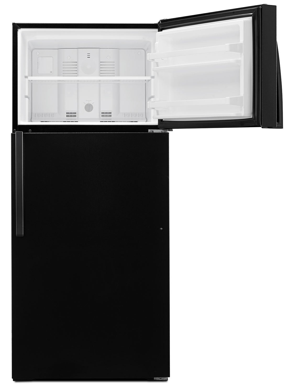 Whirlpool Black Top-Freezer Refrigerator (14.3 Cu. Ft.) - WRT314TFDB