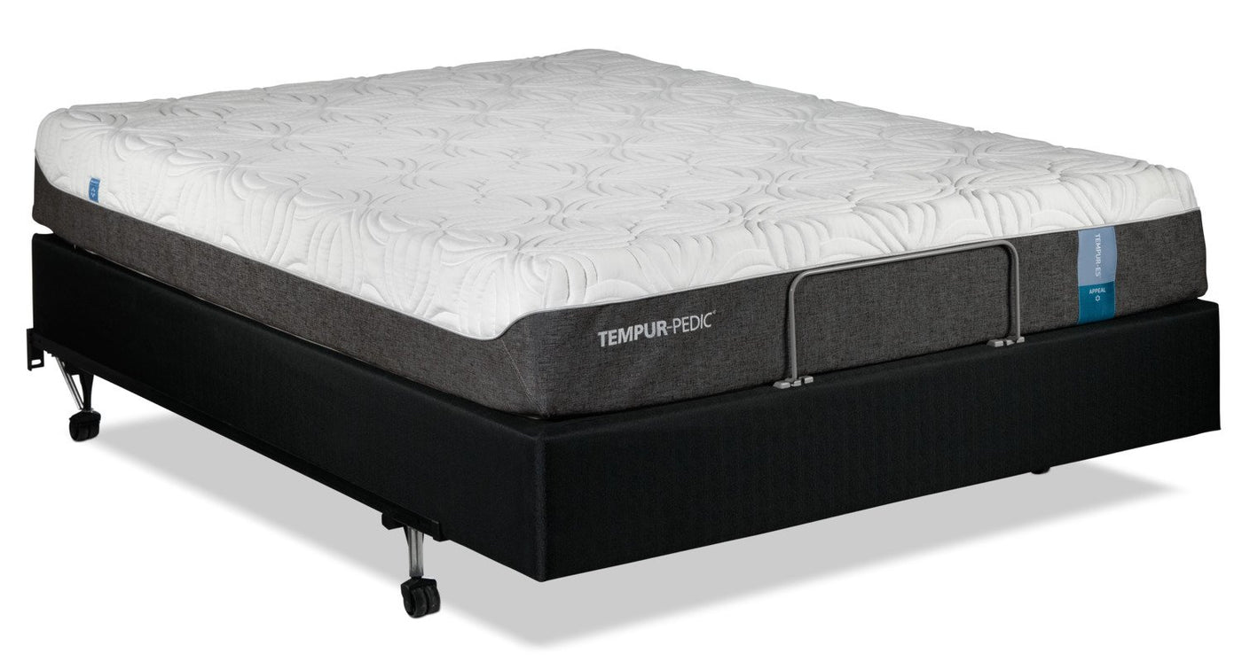 Tempur-Pedic Appeal 2.0 Cushion Firm King Mattress and Adjustable Head-Up Base Set