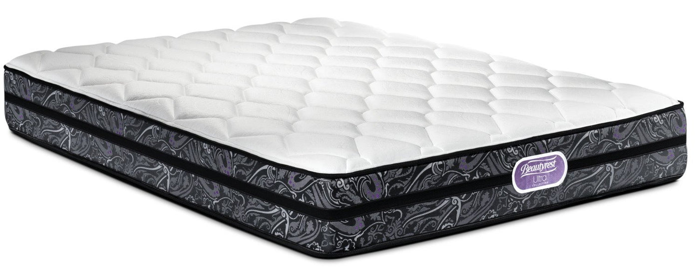 Simmons Beautyrest Ultra Haley Firm King Mattress and Split Low-Profile Boxspring Set