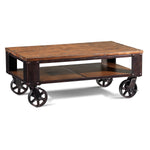 Pinebrook Condo Coffee Table - Distressed Natural Pine