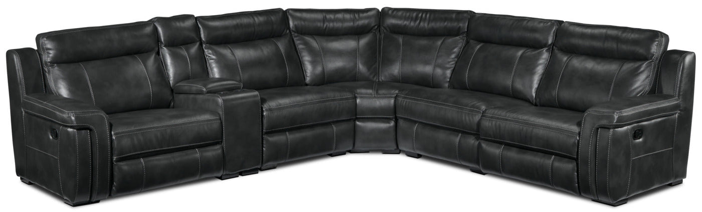 Bolero 6-Piece Reclining Sectional - Grey