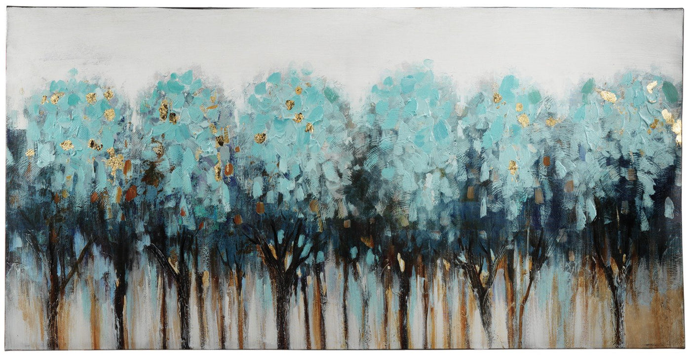 Blue Hues Canvas Art (55" X 28")