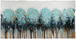 Blue Hues Canvas Art (55" X 28")