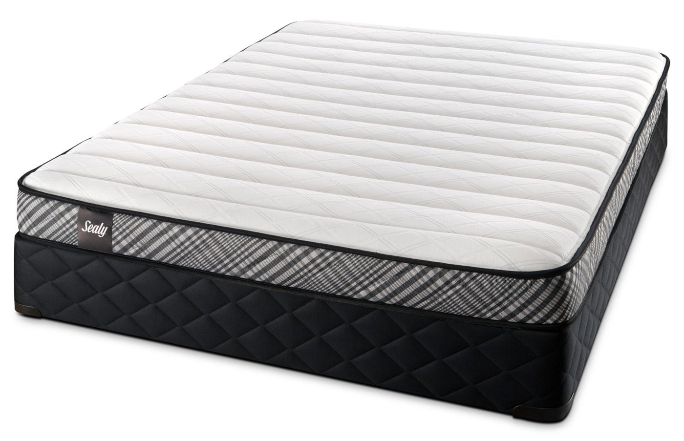 Sealy Notion Firm Full Mattress and Low-Profile Boxspring Set
