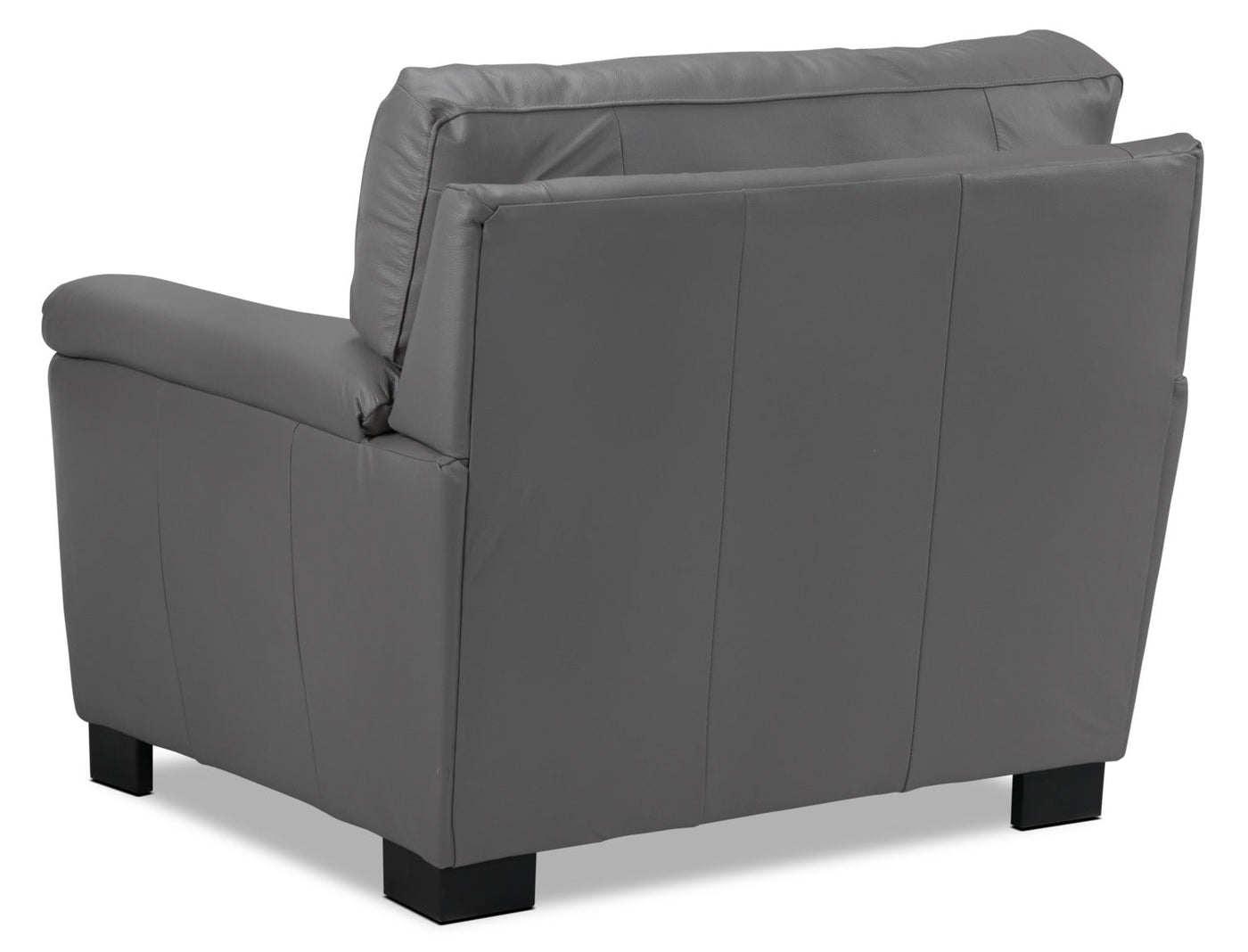 Reynolds Leather Chair - Grey