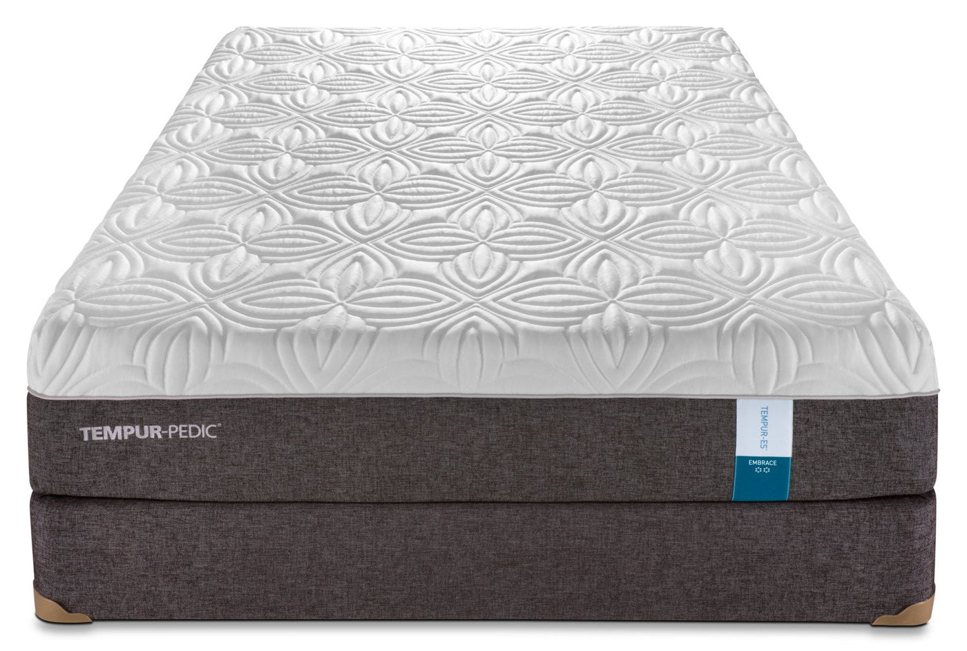 Tempur-Pedic Embrace 2.0 Plush King Mattress and Split Boxspring Set