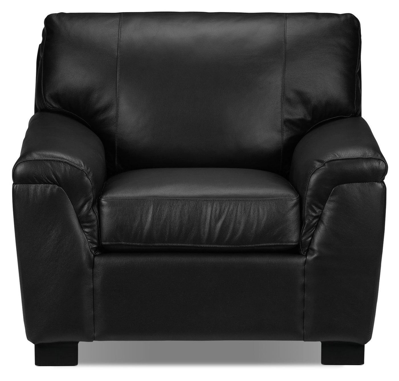 Reynolds Leather Chair - Black