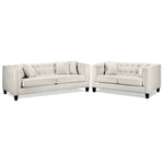 Astin Sofa and Loveseat Set - Wheat
