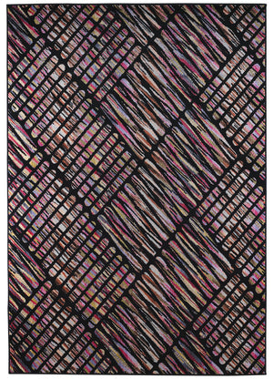 Kiley 5' x 8' Area Rug - Candy Black