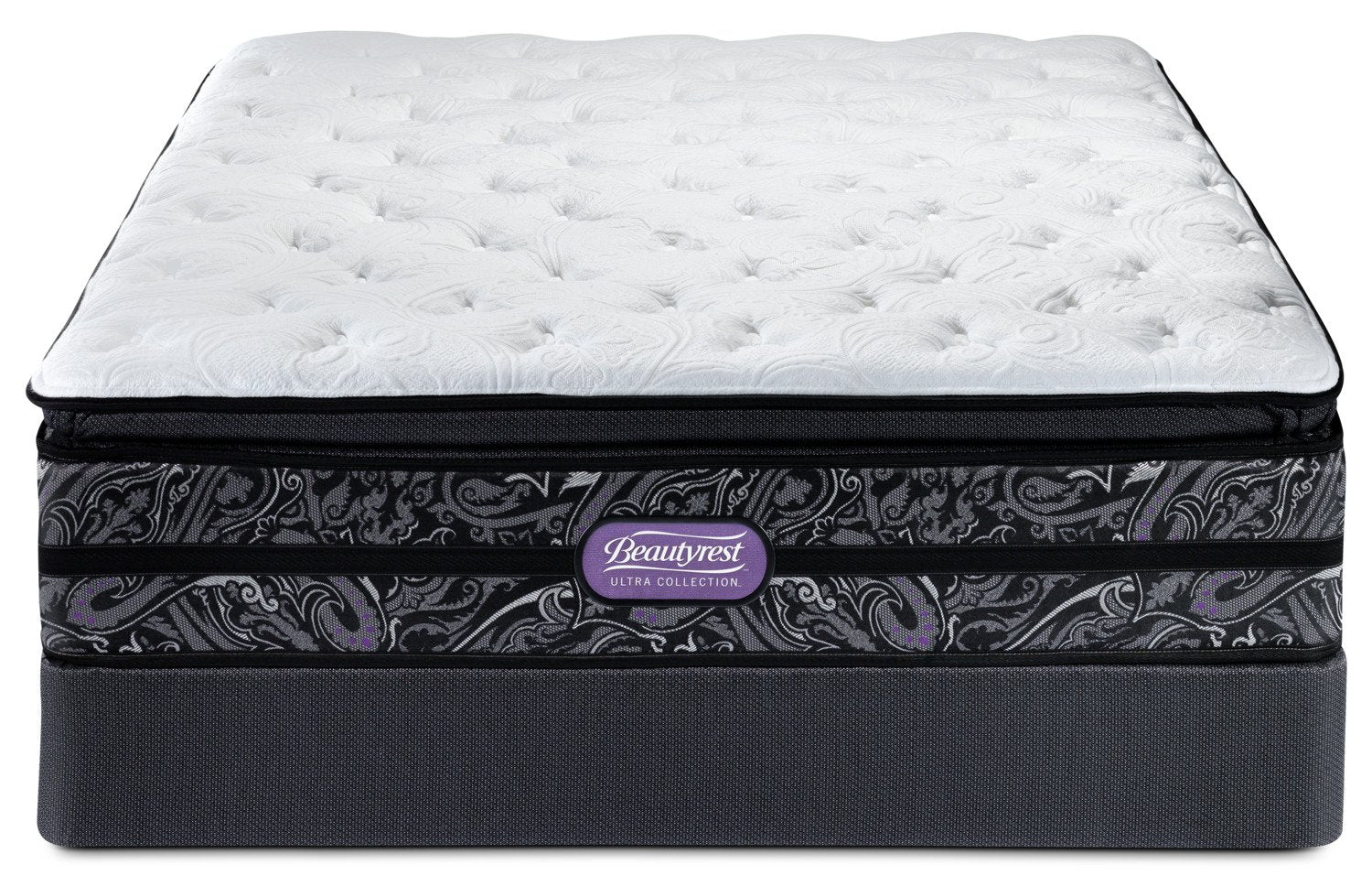 Simmons Beautyrest Ultra Garrett Cushion Firm Twin Mattress and Boxspring Set