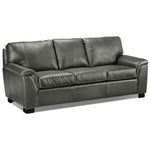 Reynolds Leather Sofa - Dark Grey