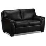Reynolds Leather Loveseat - Coffee