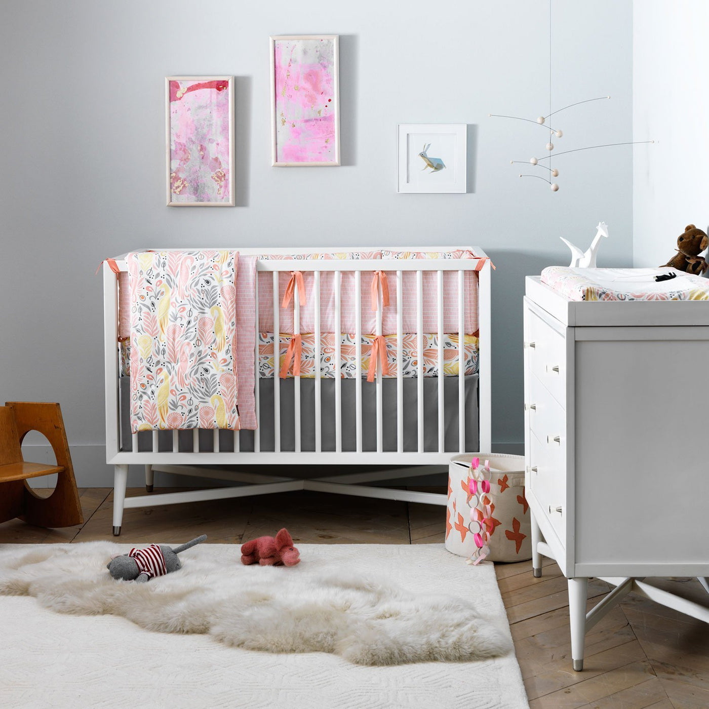 Finley Convertible Crib - White - Open-Box