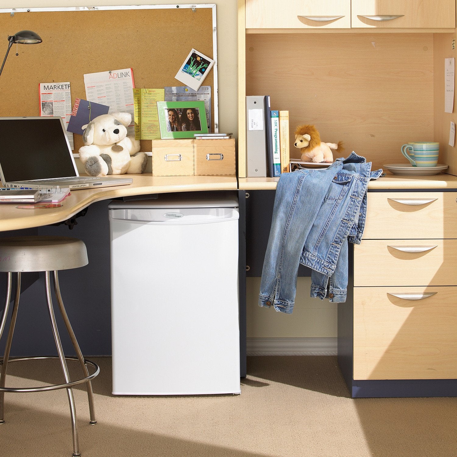 Danby White Compact Refrigerator (2.6 cu. ft.) - DAR026A1WDD