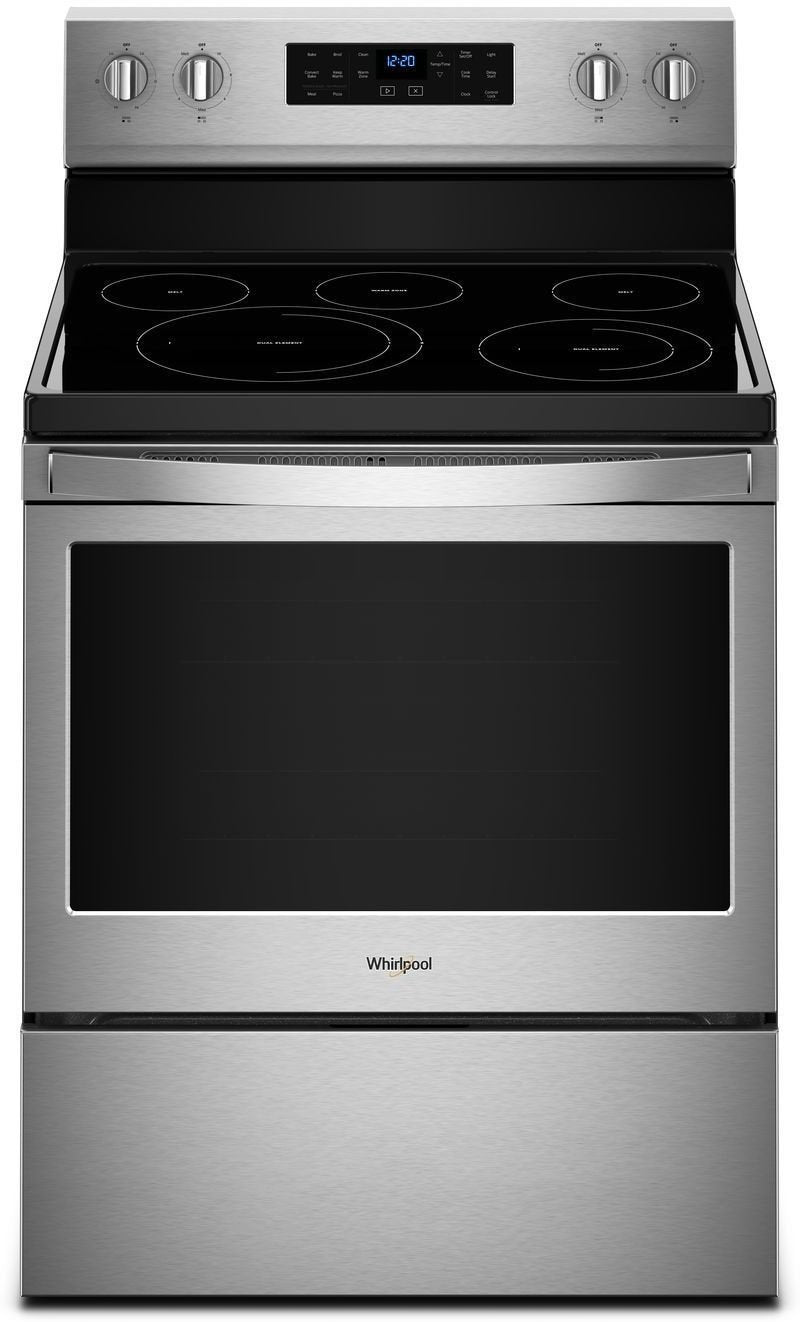 Whirlpool Stainless Steel Freestanding Electric Convection Range (5.3 Cu. Ft.) - YWFE550S0HZ
