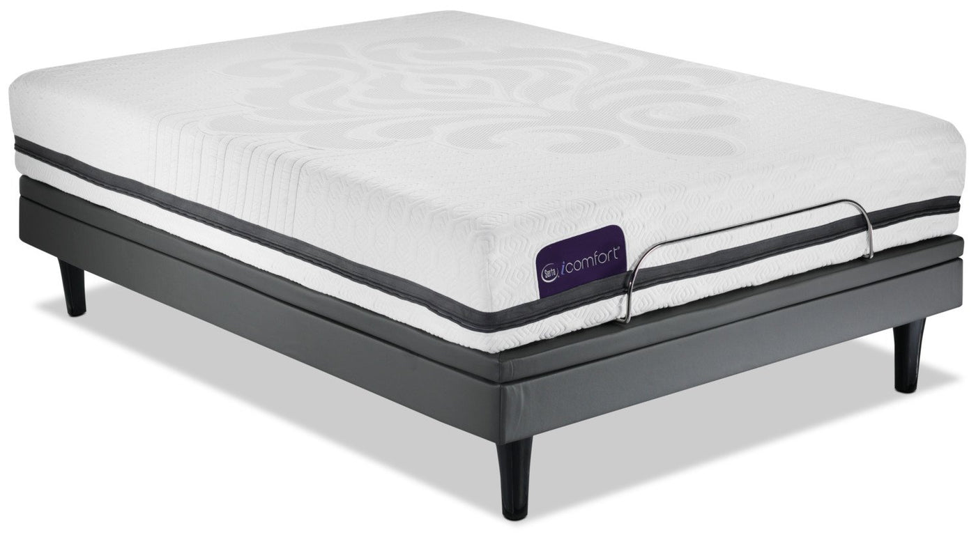 Serta iComfort Eco Contingence Firm Twin XL Mattress/Motion Perfect III Complete Adjustable Base