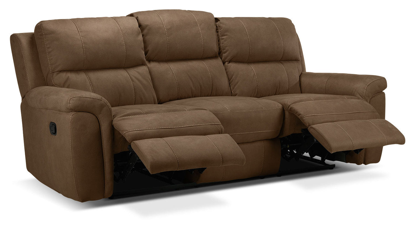 Roarke Reclining Sofa - Tobacco