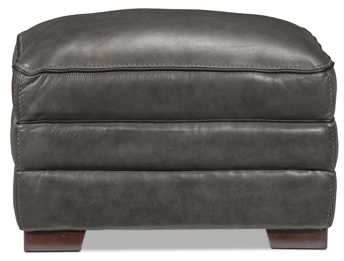 Stampede Ottoman - Charcoal
