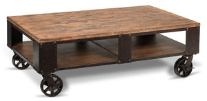 Pinebrook Coffee Table - Distressed Natural Pine