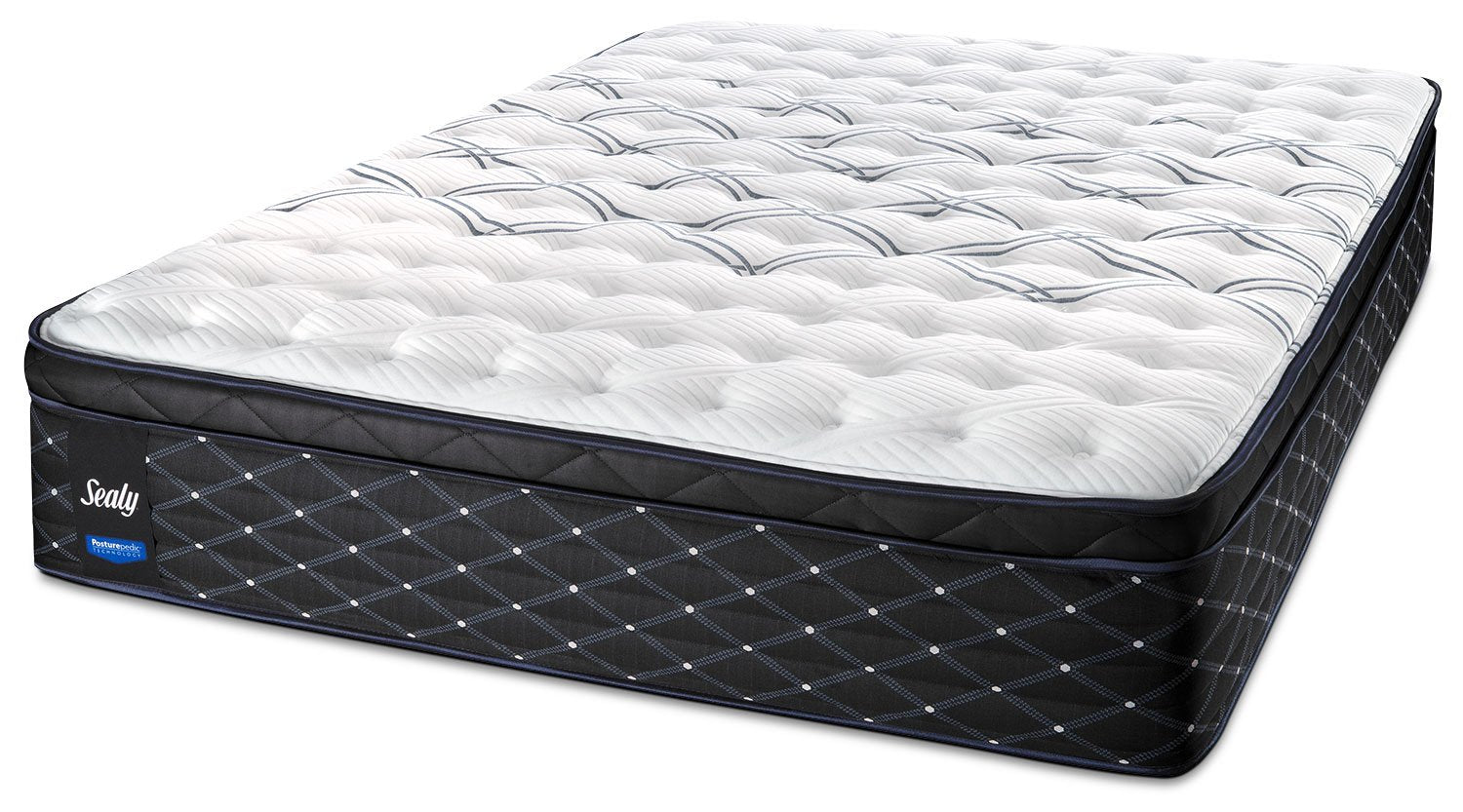 Sealy Entity Firm King Mattress and Split Low-Profile Boxspring Set