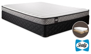 Sealy Notion Firm Queen Mattress and Split Boxspring Set