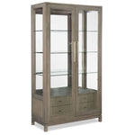 Rachael Ray Highline Bunching Display Cabinet - Greige