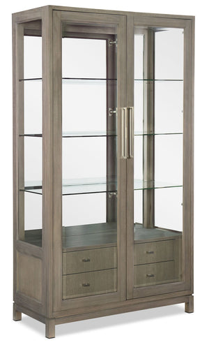 Rachael Ray Highline Bunching Display Cabinet - Greige