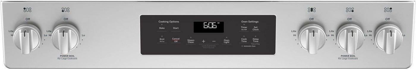 GE Premium Stainless Steel Appearance Slide-In Gas Range (5.4 Cu. Ft.) - JCGSS66SELSS