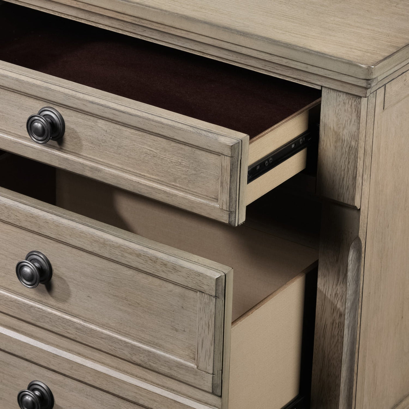 Windchester 6-Piece Queen Storage Bedroom Set - Grey