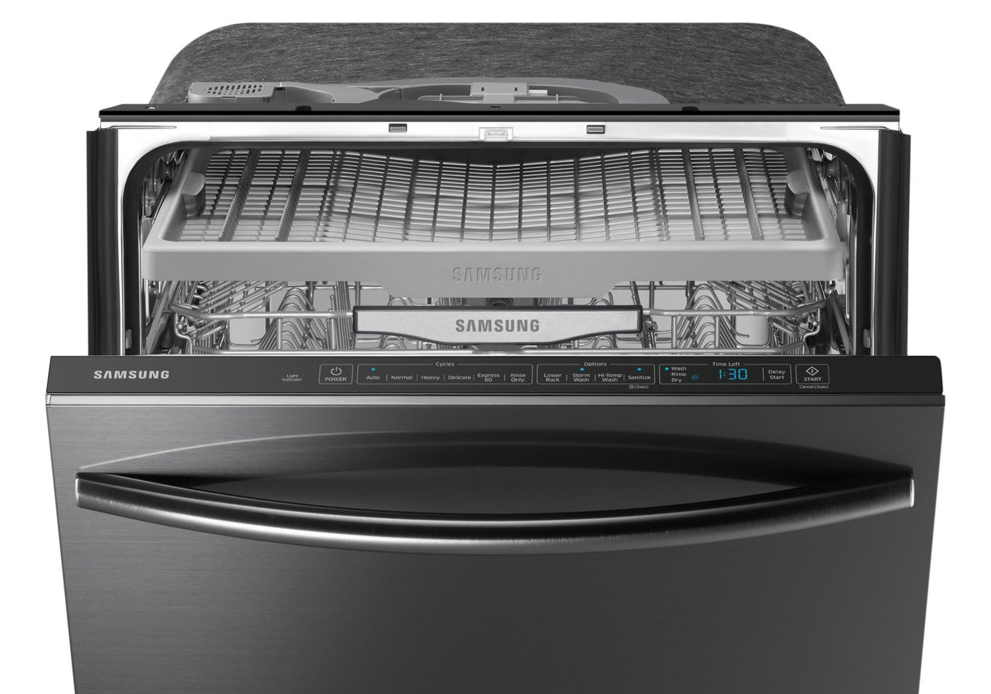 Samsung Black Stainless Steel 24" Dishwasher -	DW80K7050UG/AC