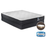 Simmons DeepSleep Ultra Nelson Firm King Mattress and Split Boxspring Set