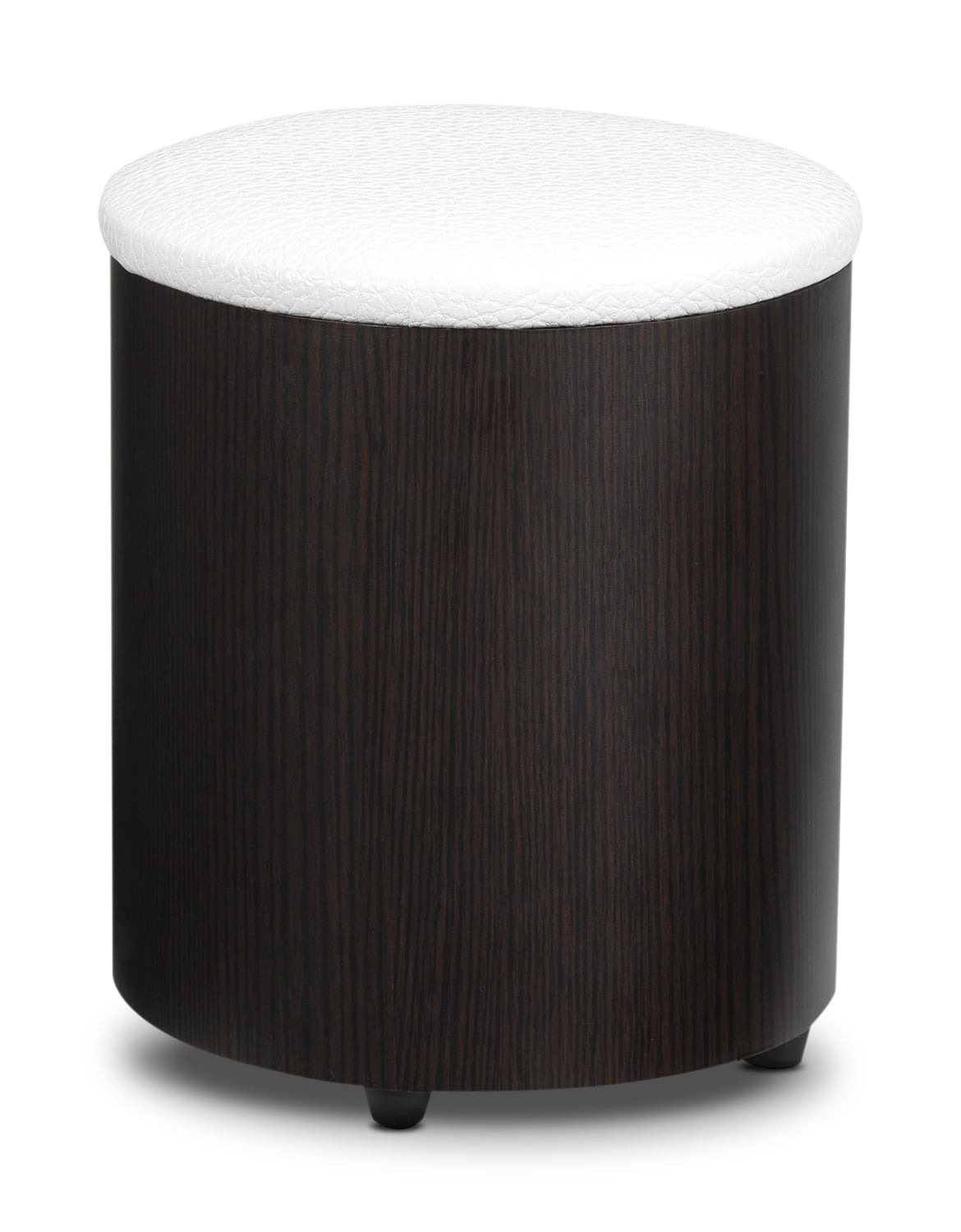 Serpentine Coffee Table with Two Ottomans - Espresso