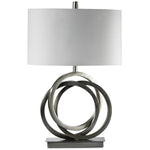 Charm 24" Table Lamp - Brushed Chrome