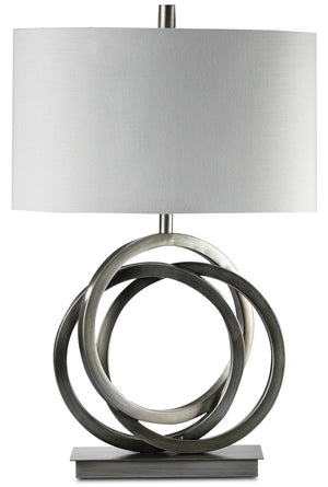 Charm 24" Table Lamp - Brushed Chrome