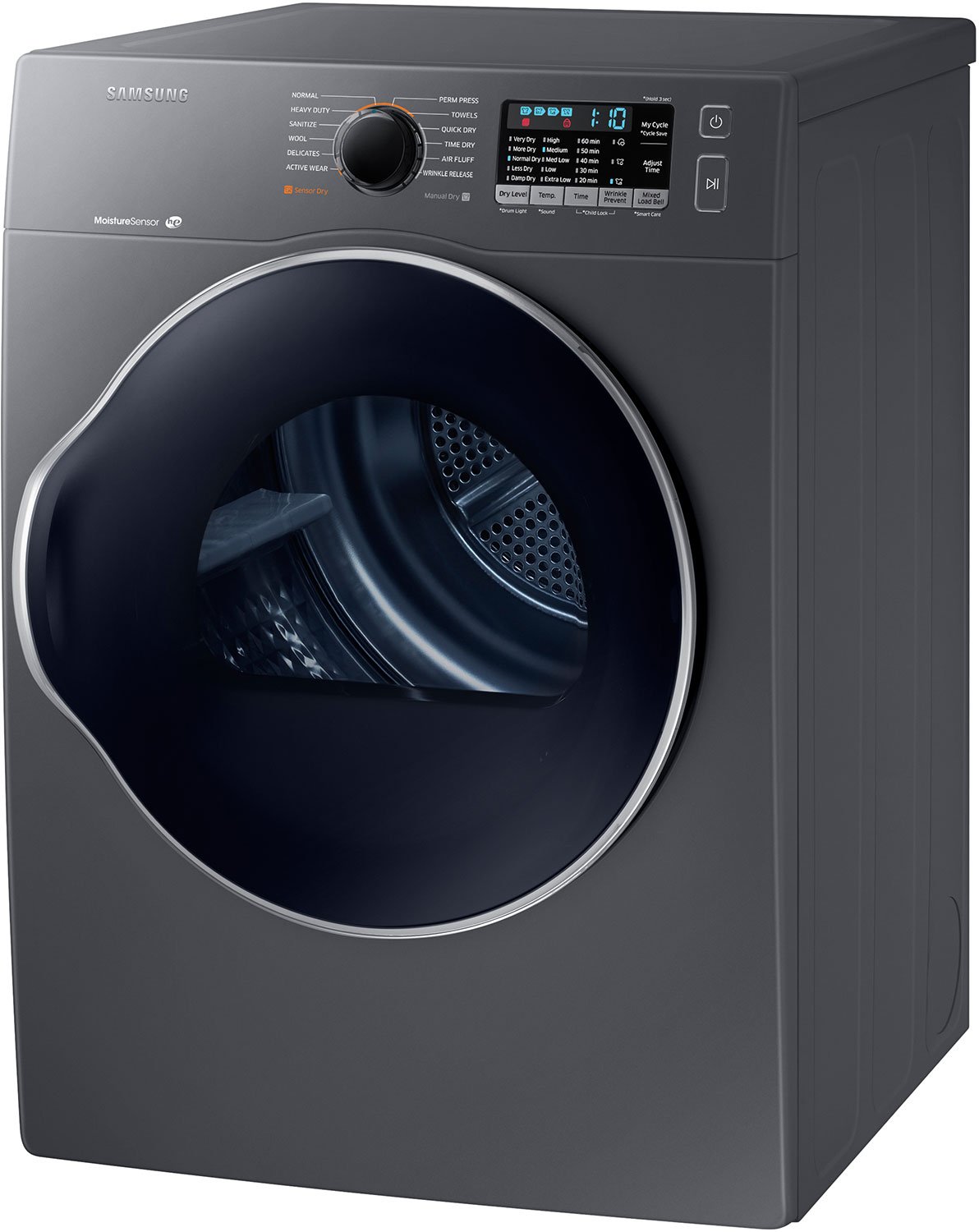 Samsung Grey Electric Dryer (4.0 Cu. Ft.) - DV22K6800EX/AC