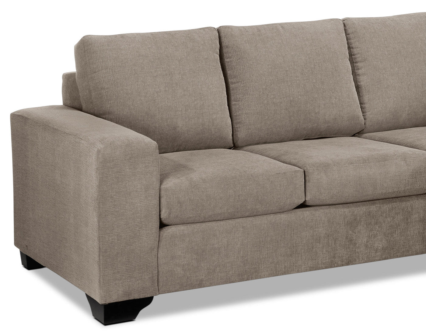 Fava Chaise Sofa - Pewter