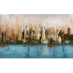 Urban Reflection Canvas Painting (60" X 30")