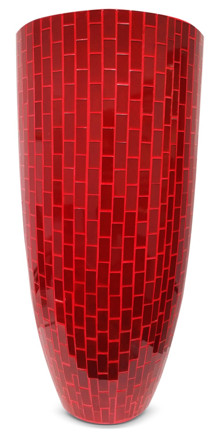 Leela Floor Vase - Red