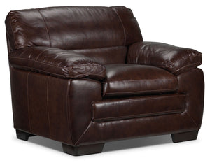 Amarillo Leather Chair - Brown