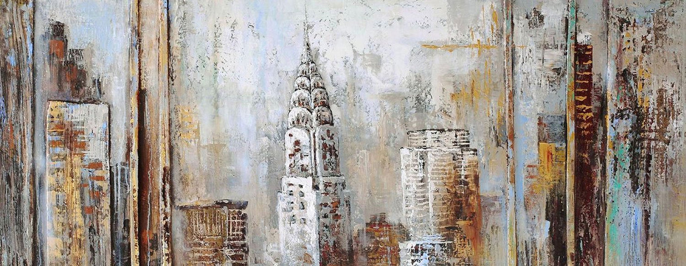 Chrysler Tower Canvas Print (60" X 30")