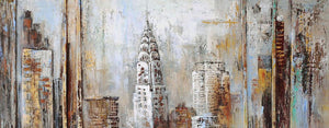 Chrysler Tower Canvas Print (60" X 30")