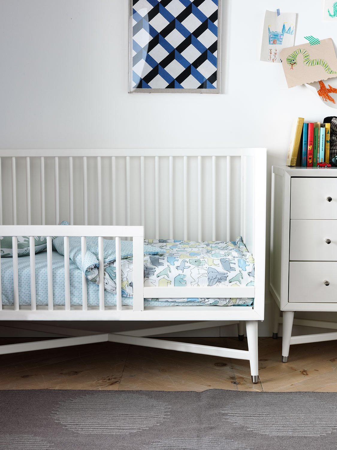 Finley Convertible Crib - White - Open-Box